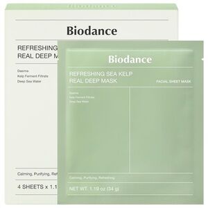 Refreshing‎ Sea Kelp Facial Sheet Mask - Pack of 4